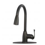$69 Project Source Tucker Matte Black Single Handl