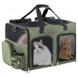 Cat Carrier for 2 Cats - Double Pet Carrier Extra