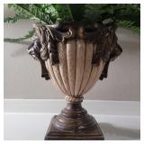 Beautiful Ornate Lion Head Decorative Planter