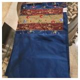 Ornate Royal Blue & Embroidered Tapestry Floral