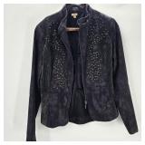 Vintage Reba Leather Jacket Size Med