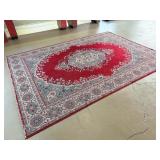 Traditional Red Persian-Style Area Rug