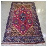 Hand-Knotted Tribal Geometric Persian