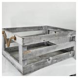 Rustic Weathered Wooden Crate
