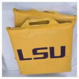 Pair of Yellow LSU Tigers Stadium Seat Cushion