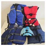 Assorted Life Jackets & Personal Flotation Devices