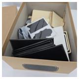 Box with Mini Labels and  Chalkboard Signs