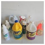 Assorted Commercial & Household Cleaning Supplies