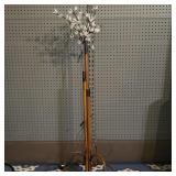 Tall Faux Bamboo Floor Lamp Stand