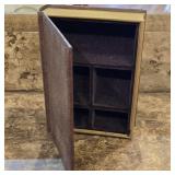 Decorative Book-Style Jewelry Storage Box &