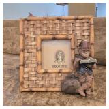 Tropical Bamboo & Woven Rattan Picture Frame