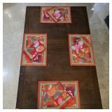 Napkin Set Floral and Chinoiserie Table