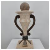 Decorative Stone Pedestal Sculpture (Heavy)
