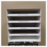 White 5-Tier Document & Mail Sorter / Organizer