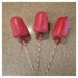 Oversized Glittery Red Candy Cake-Pop Holiday
