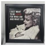 Marilyn Monroe 19.5x19.5'