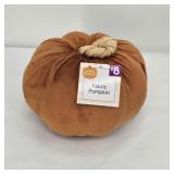 Perfect Harvest Brown Plush Fabric Pumpkin Decor