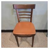 Mid-Century Style Wooden Ladder-Back Chair with