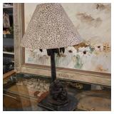 $450 Safari Monkey Table Lamp with Sculptural