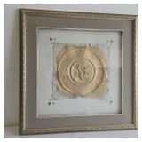 33x33' Framed Celestial Sun & Moon Embossed