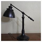 Industrial Bronze Adjustable Banker Desk Lamp