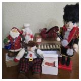 Nutcracker, Santa & Holiday Figurines Lot