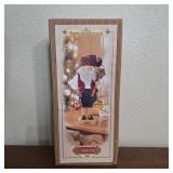 Grandeur Noel 2000 Wooden Santa Nutcracker in Box