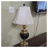 Traditional Urn Style Table Lamp with Fabric Shade