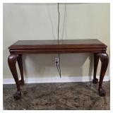 Traditional Wood Sofa Console Table 49.5x18x30