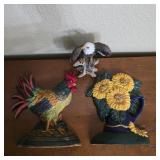 Assorted Heavy Figurines & Country Decor Lot