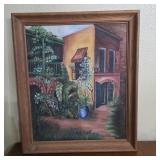 Framed Mediterranean Courtyard Architectural