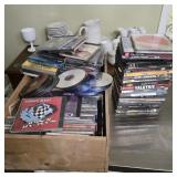 Large CD & DVD Music Collection Lot