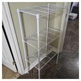 White Metal Rack