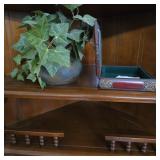 Faux Potted Greenery & Tabletop Decor Lot