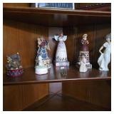 Assorted Angel & Lady Figurine Collection