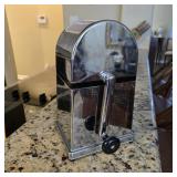 Heavy-Duty Chrome Commercial Style Meat Slicer