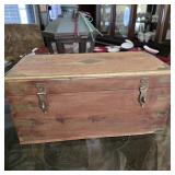 Rustic Wooden Storage Chest Trunk Box 18x9x9