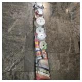 Gift Wrap Storage Bag with Ribbon & Wrapping Rolls