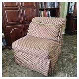 Traditional Armchair with Lumbar Pillow