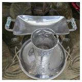Arthur Court Aluminum Serving Pieces Lot