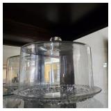 Glass Cake Stand with Dome Cover