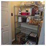 Heavy-Duty Chrome 4-Tier Wire Storage Shelving