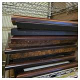 Large Stack of Assorted Wall Picture Frames