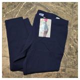 Pair of Classic Women's Dark Navy Trousers Size XL