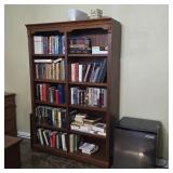 Traditional Wood 5-Shelf Bookcase 6x4ft