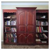Large Wood Entertainment Center Wall Unit