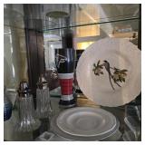 Vintage Bird Plate & Atlanta Falcons Barware