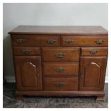 Traditional Wood Server Buffet Cabinet 44x34