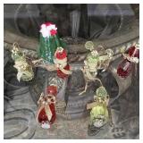 Jeweled Beaded Angel Christmas Ornaments
