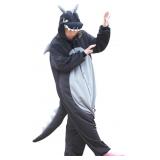 Lifeye Men Women Black Dragon Pajamas Animal Cospl